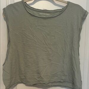 American Eagle Outfitters Sage Muscle Tee